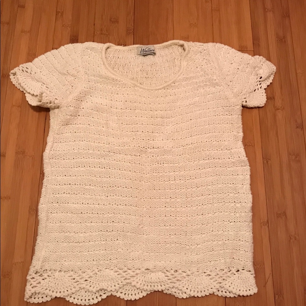 Madewell short sleeve sweater